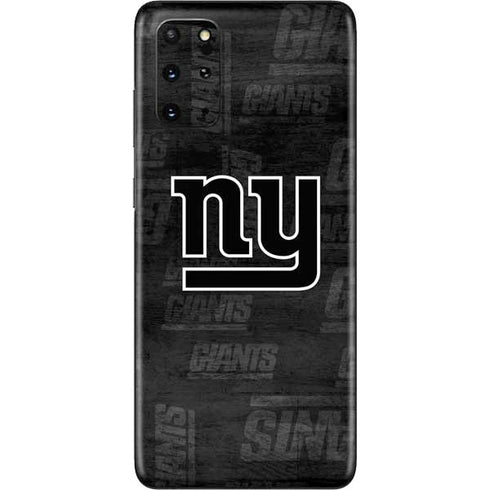 NFL New York Giants Black & White Galaxy S20 Plus Skin